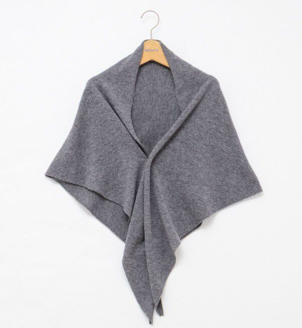 NOLLEY'S「《手洗い可能》カシミヤ混三角ストール」|ニット・セーター|