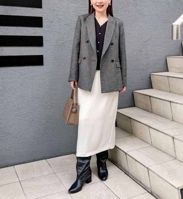 NOLLEY'S sophi「ウォッシャブルシャークダブルジャケット」|テーラードジャケット|