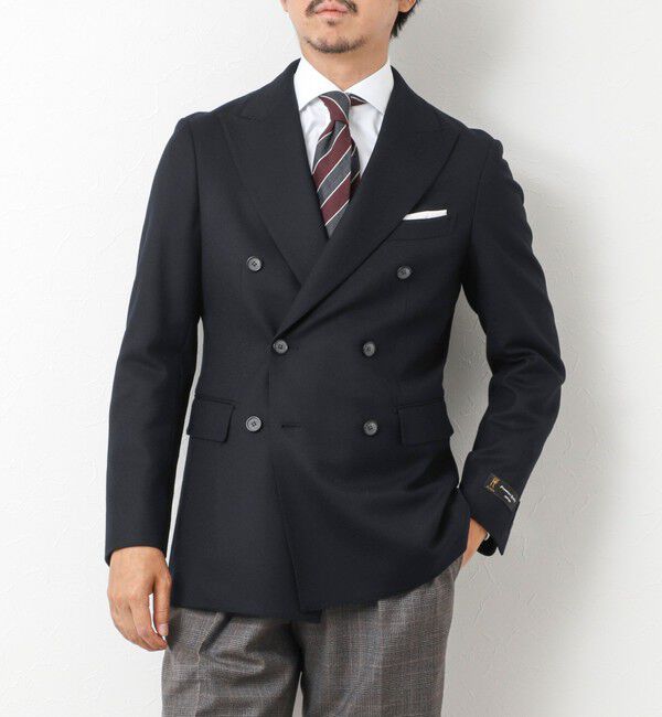 NOLLEY'S goodman「《ビジカジ対応》尾州 WOOL W JACKET 25AW」|テーラードジャケット|