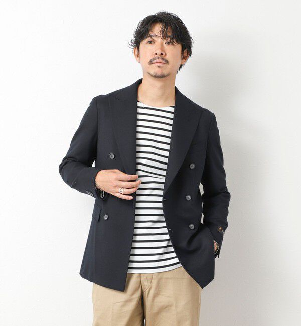 NOLLEY'S goodman「《ビジカジ対応》尾州 WOOL W JACKET 25AW」|テーラードジャケット|