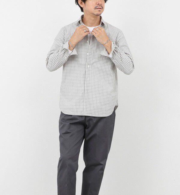 NOLLEY'S goodman「ダブルワッシャー タイプライター レギュラーカラーシャツ 25AW」|シャツ・ブラウス|