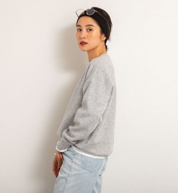 MAQWEL「【MAQWEL/マクウェル】スウェットライクニット」|ニット・セーター|