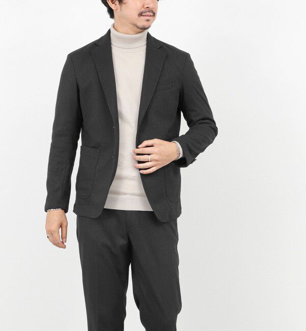 NOLLEY'S goodman「《セットアップ対応》【Active Jersey】ホームスパン ストレッチイージーJK」|テーラードジャケット|