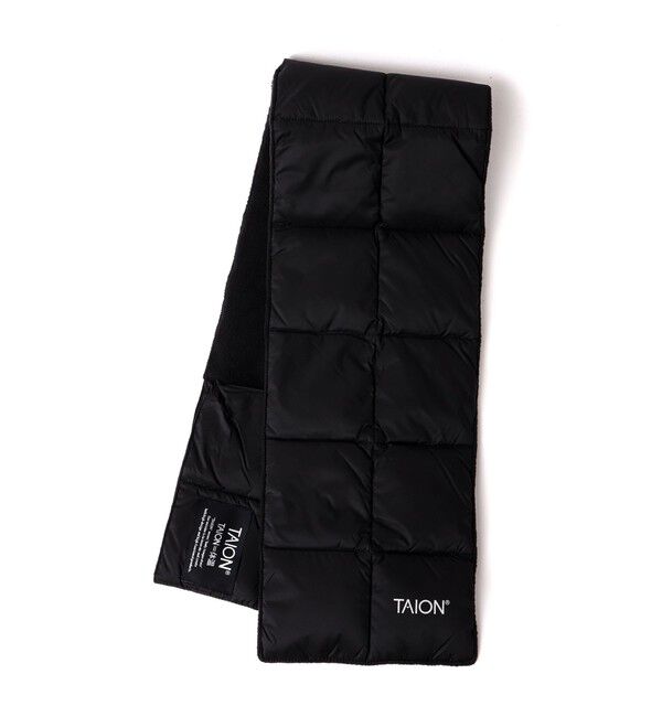 NOLLEY'S goodman「【TAION / タイオン】BASIC DOWN SCARF 17」|マフラー|ブラック