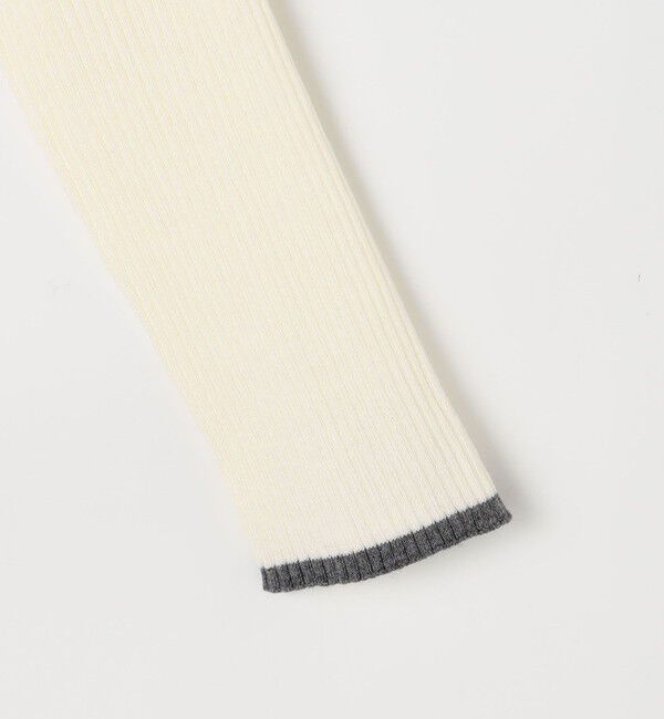 NOLLEY'S「《手洗い可能》3&times;2リブ配色タートルネック」|ニット・セーター|