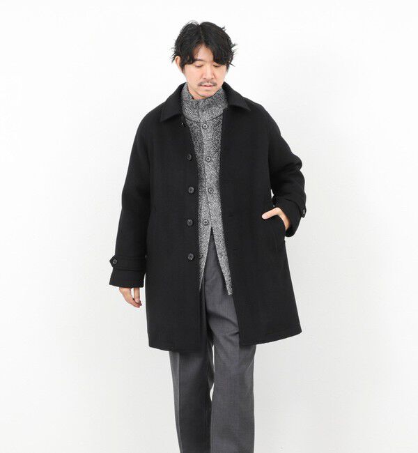 NOLLEY'S goodman「《ビジカジ対応》尾州ビーバーステンカラーコート 25AW」|ステンカラーコート|