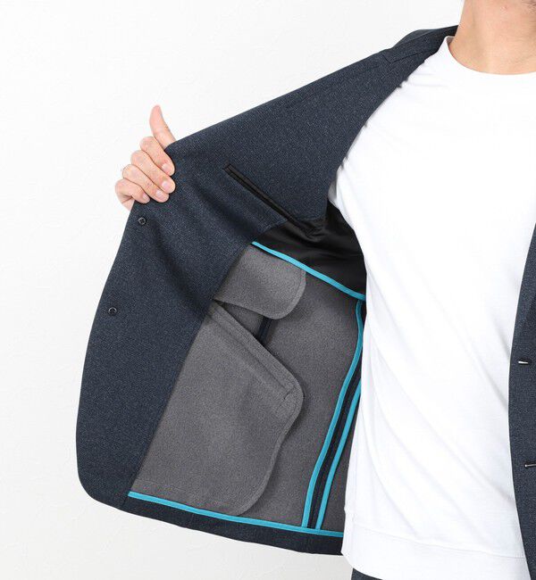 Stutostein「《ビジカジ/セットアップ対応》CORDURA 裏起毛ウォッシャブルストレッチジャケット 25AW」|テーラードジャケット|