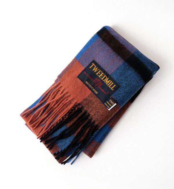 NOLLEY'S goodman「【TWEEDMILL/ツイードミル】Lambswool Muffler Check 25」|マフラー|