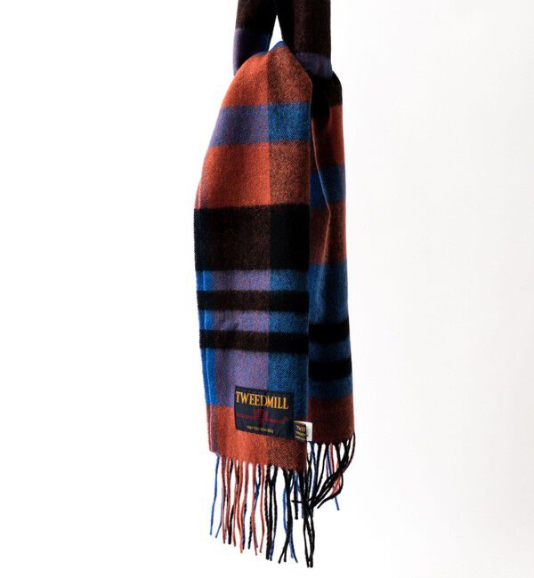NOLLEY'S goodman「【TWEEDMILL/ツイードミル】Lambswool Muffler Check 25」|マフラー|