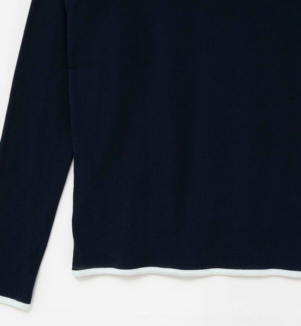 NOLLEY'S「ウォッシャブルシアー配色ロンＴ」|Tシャツ・カットソー|