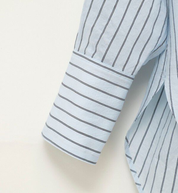 NOLLEY'S sophi「ウォッシャブルタンブラーストライプ3WAYシャツ」|シャツ・ブラウス|