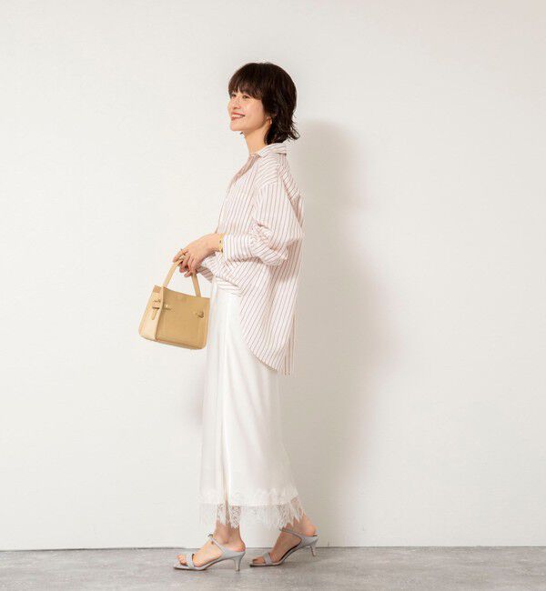 NOLLEY'S sophi「ウォッシャブルタンブラーストライプ3WAYシャツ」|シャツ・ブラウス|