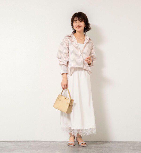 NOLLEY'S sophi「ウォッシャブルタンブラーストライプ3WAYシャツ」|シャツ・ブラウス|