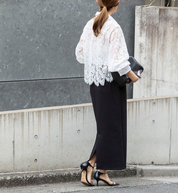 NOLLEY'S「【WEB限定】ウォッシャブルダンボールタイトスカート」|タイト|