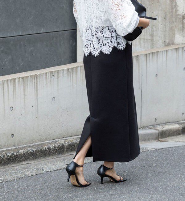 NOLLEY'S「【WEB限定】ウォッシャブルダンボールタイトスカート」|タイト|