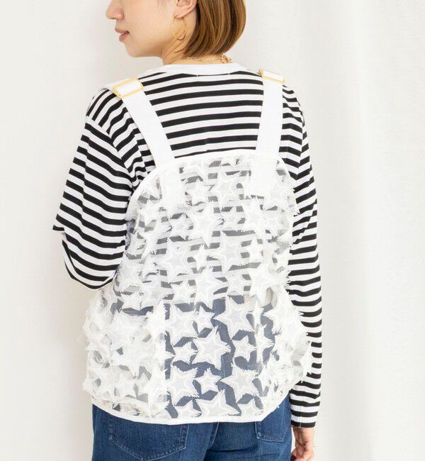 Rie Miller「45th limited edition2WAYスターフリンジミリタリーベスト」|ブルゾン・スタジャン|