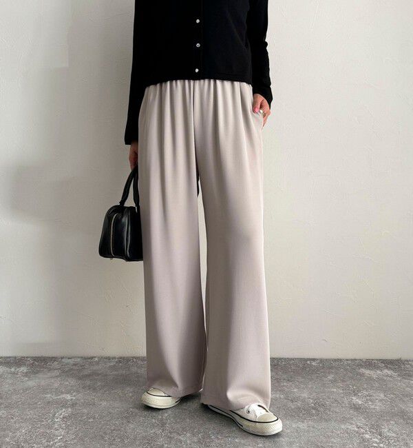 fredy emue「【累計販売数4万本突破！】とろみツイルストレートイージーパンツ」|チノ|
