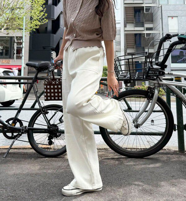 fredy emue「ライトオンスデニムベイカーイージーパンツ」|デニム|