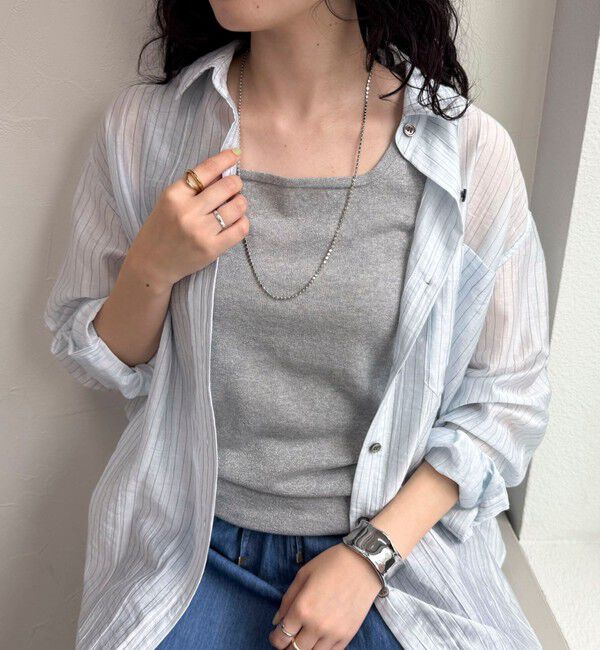 fredy emue「ラメニットタンクトップ」|タンクトップ|