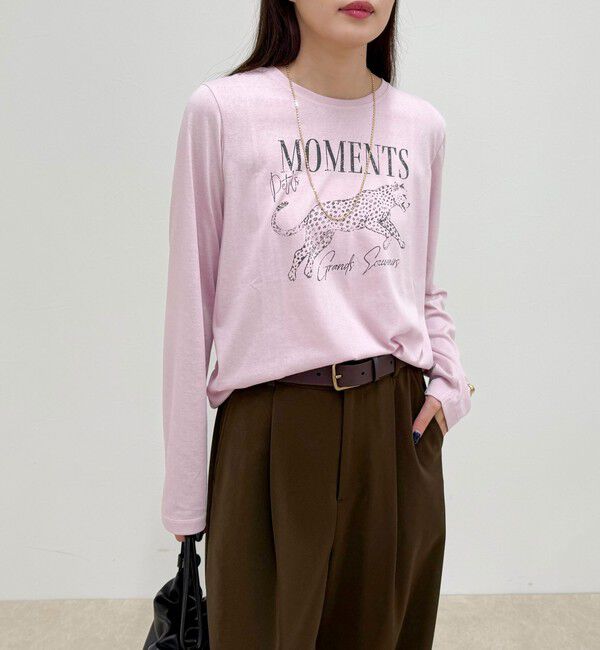 fredy emue「レオパードプリントロンTシャツ」|Tシャツ・カットソー|