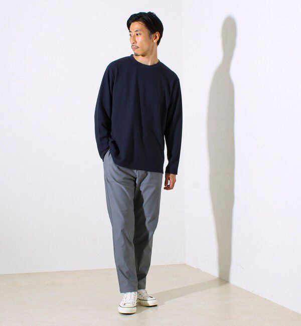 GLOSTER「【大人の美脚パンツ/S～XL展開】ミラクルストレッチ イージーパンツ」|チノ|