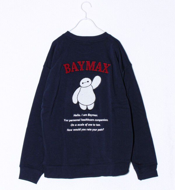 GLOSTER「【ミッキー＆ベイマックス】UNISEX サガラ刺繍 裏起毛スウェット」|スウェット・ジャージ|