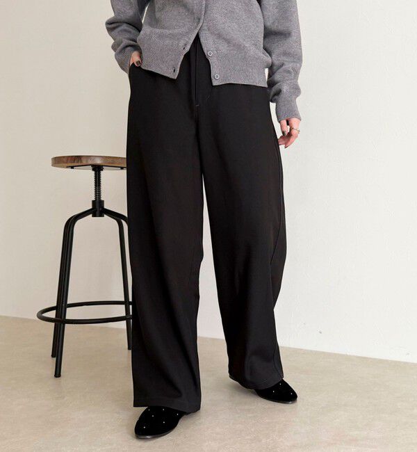 fredy emue「ウールライクイージーワークパンツ」|チノ|