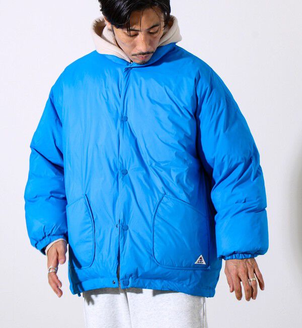 GLOSTER「【別注カラーあり】【GEVACO/ゲバコ】ノンステッチ中綿ジャケット」|その他|ブルー