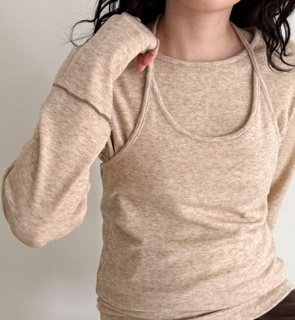 fredy emue「ビスチェレイヤードロンTセット」|Tシャツ・カットソー|