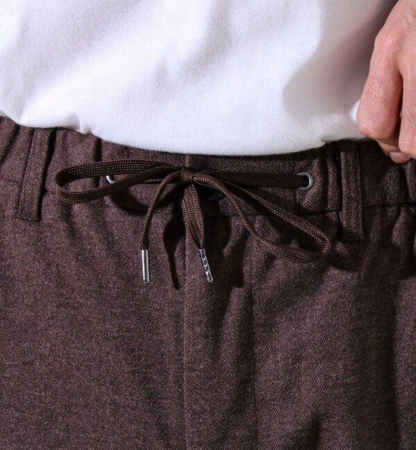 GLOSTER「【Deep Shape】微起毛ストレッチ イージーパンツ」|チノ|