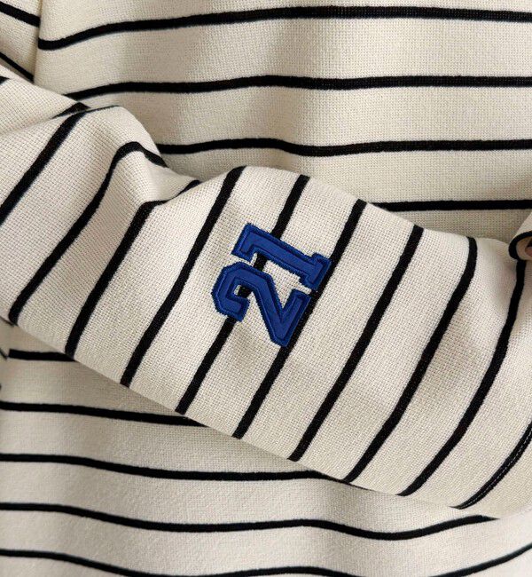 fredy emue「ニットソーボーダーBIGプルオーバー」|Tシャツ・カットソー|