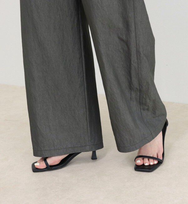 fredy emue「【低身長サイズ34有り】ライトシャンブレーデニムイージーパンツ」|チノ|