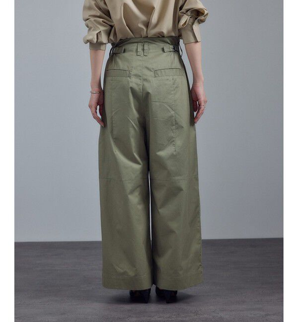 SALON adam et rope'「【WEB限定】コットンツイルワイドフォルムパンツ / 新色追加」|チノ|
