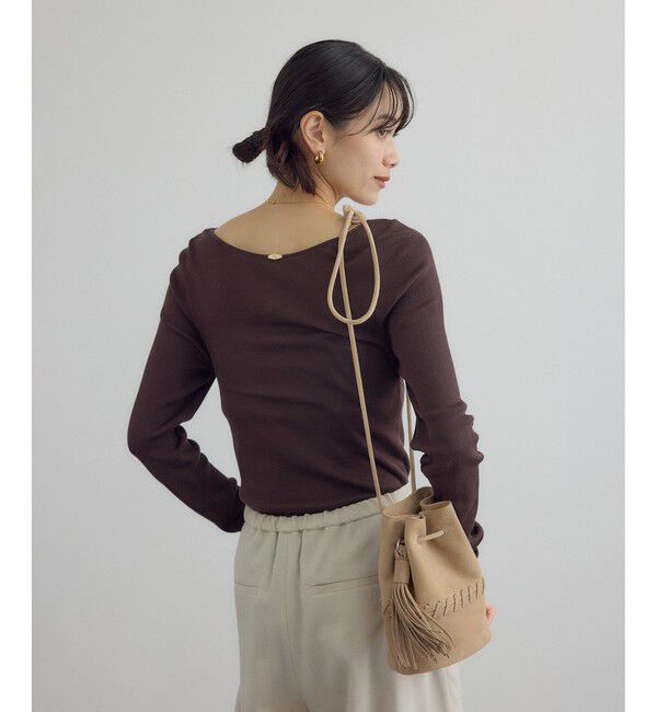 SALON adam et rope'「【W S（ドゥーブル）】レザードロストミニバッグ」|ショルダー・メッセンジャー|