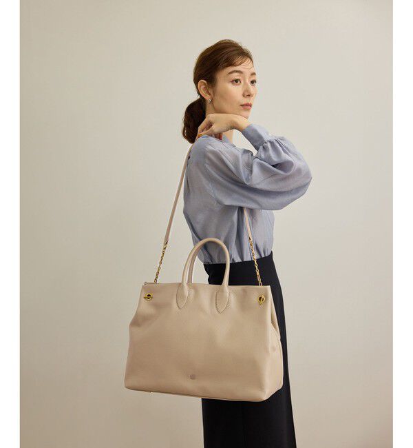 ROPE「横型レザートートバッグ【A4対応】」|トートバッグ|