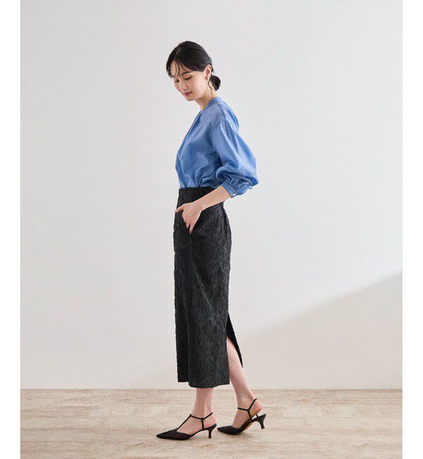 ROPE「ジャガードタイトスカート/セットアップ対応」|スカート|