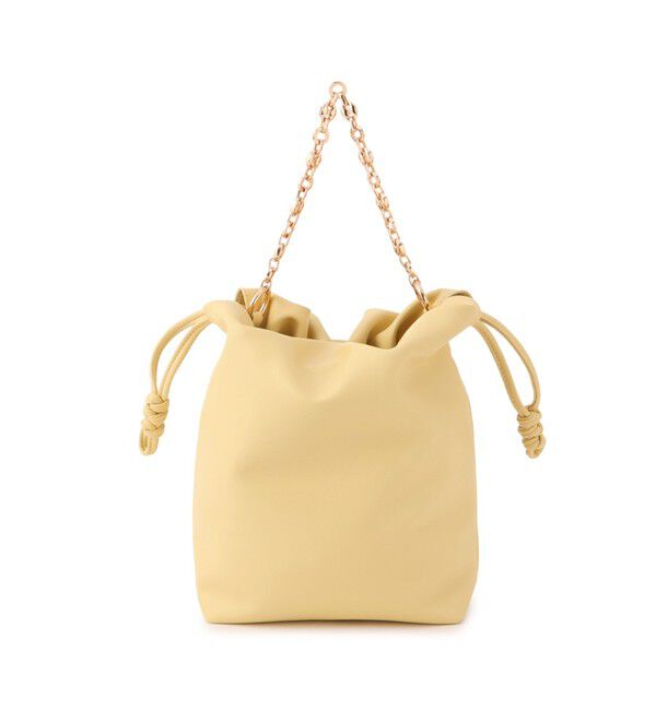 VIS「チェーンハンドル2WAY巾着バッグ」|ハンドバッグ|