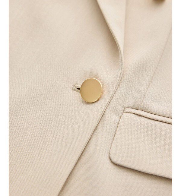 Rope&rsquo;Picnic「カナパ 金ボタンジャケット/セットアップ対応・UV・抗菌防臭・接触冷感」|テーラードジャケット|
