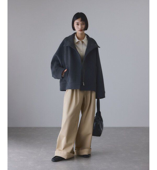 ADAM ET ROPE'「3タックワイドチノパンツ」|チノ|