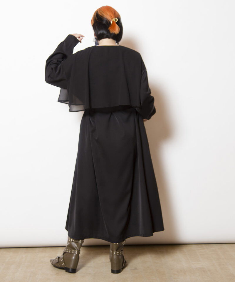  「シフォンレイヤードワンピース」|ワンピース|