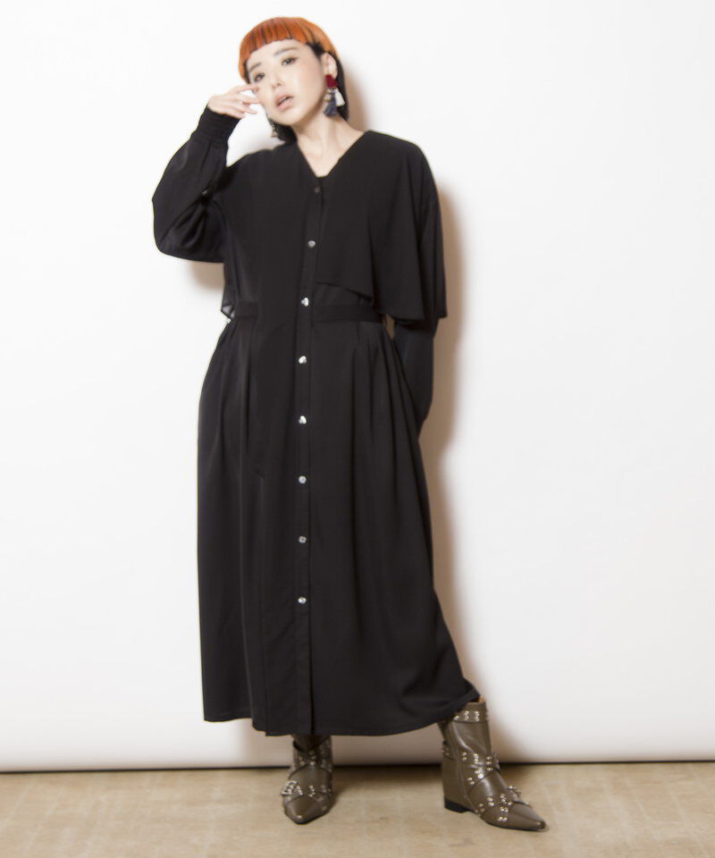  「シフォンレイヤードワンピース」|ワンピース|