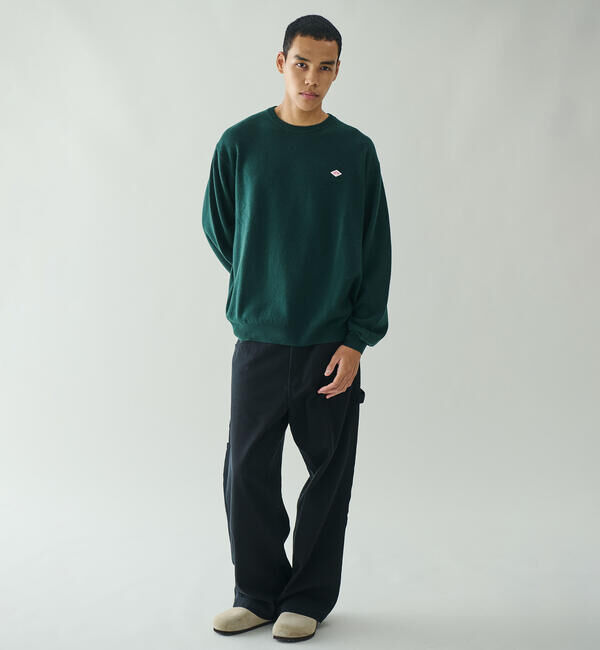 DANTON「DANTON | ラムウール クルーネックニットプルオーバー MEN」|ニット・セーター|