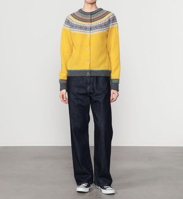  「ERIBE | ウール ショートカーディガン WOMEN」|ニット・セーター|