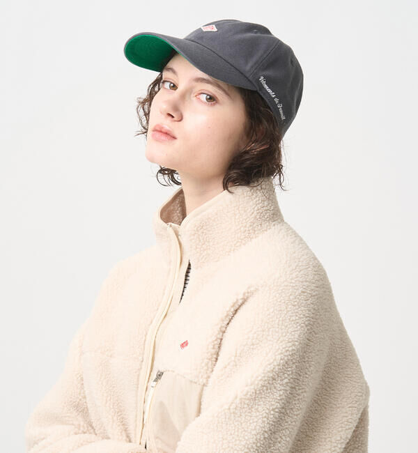 DANTON「DANTON | ポリエステルサージ 6Pキャップ UNISEX」|キャップ・キャスケット|CHARCOAL