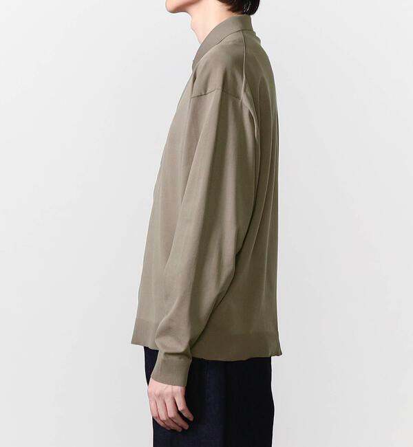 GYMPHLEX「Gymphlex | ジャージー ポロカーディガン MEN」|ニット・セーター|