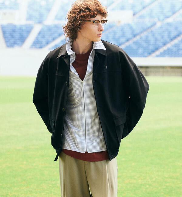 GYMPHLEX「Gymphlex | ツイルジャージー オーバージャケット MEN」|テーラードジャケット|