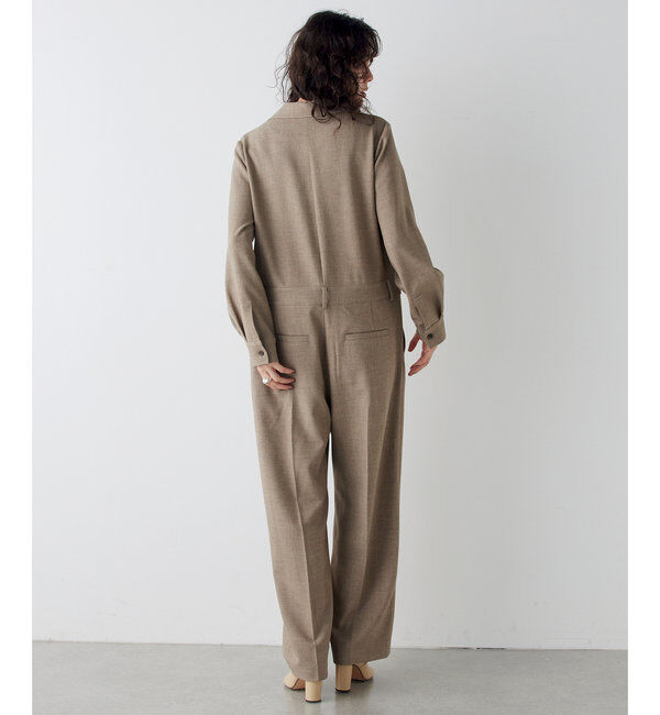 THE PAUSE「《コラボカラー》【THE PAUSE】テーラーカラージャンプスーツ」|ワンピース|