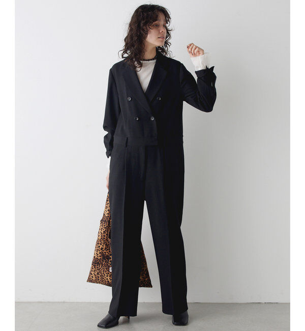 THE PAUSE「《コラボカラー》【THE PAUSE】テーラーカラージャンプスーツ」|ワンピース|