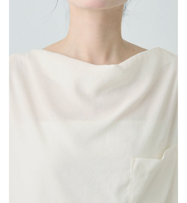  「サテンワッシャーノースリーブブラウス」|シャツ・ブラウス|