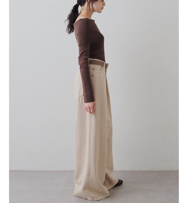  「オフショルニットプルオーバー」|ニット・セーター|